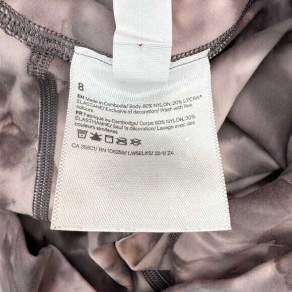 Lululemon Align High-Rise Pant 25" In Diamond Dye Mink Bery Lunar Rock Shadow 8 - Picture 7 of 8